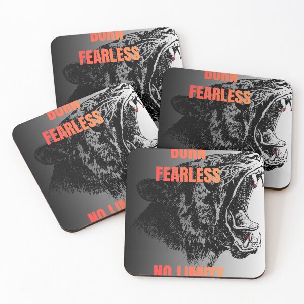 Item preview, Born Fearless Panther Streetwear T-Shirt – Dark Minimal Urban Graphic designed and sold by Per i vostri amici a quattro zampe, e non solo .