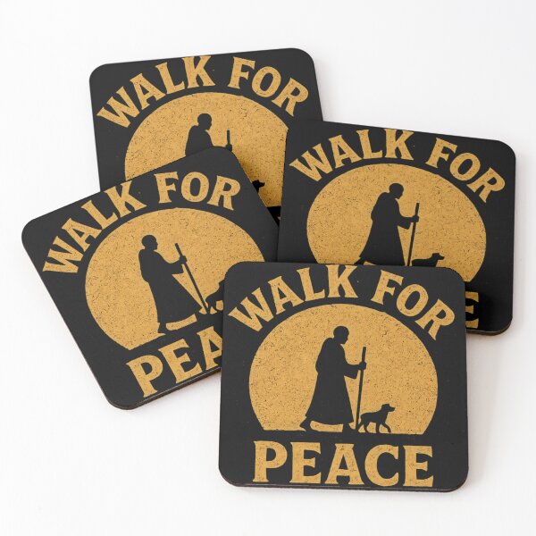 Item preview, Walk for Peace Monks with Aloka Dog designed and sold by ZBIFBOUETLA.
