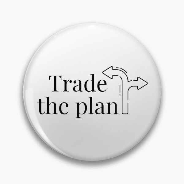 Item preview, Trade the Plan – Trading Discipline Mindset Quote | Clean Black Typography Design designed and sold by AXIS-EQUILIBRIO.