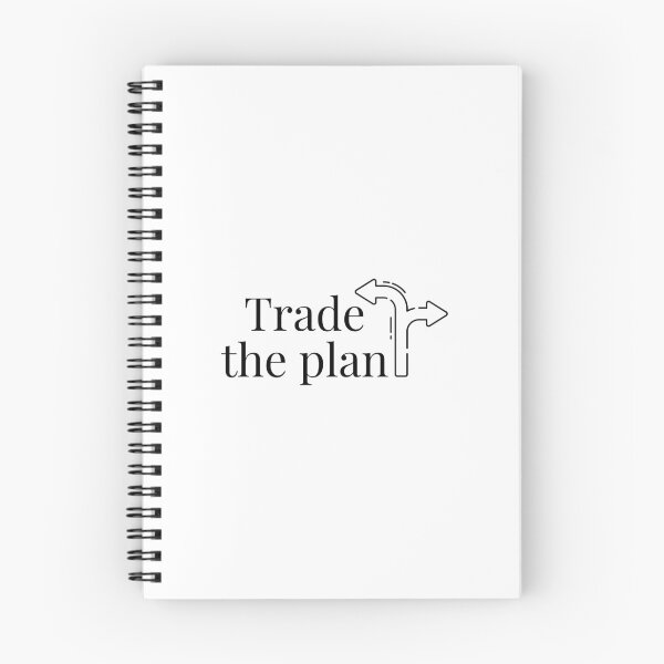 Item preview, Trade the Plan – Trading Discipline Mindset Quote | Clean Black Typography Design designed and sold by AXIS-EQUILIBRIO.