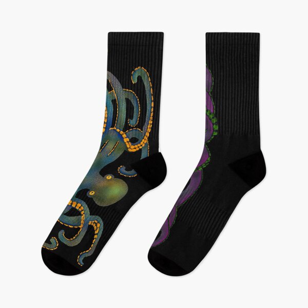 Item preview, Octopus Graphic Art Duo on Black designed and sold by Andyshouse.