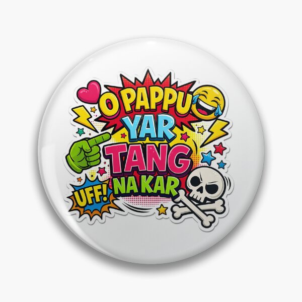 Item preview, Cute funny sticker funky pop art l designed and sold by Chroma-Karma.
