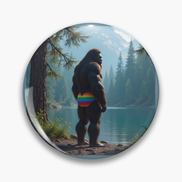 Artikelvorschau, LGBTQ-Sasquatch in voller Blüte entworfen und verkauft von seahorse crossing.