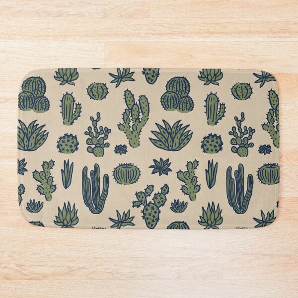 Item preview, Natural Cactus Desert Garden Pattern designed and sold by Patternandflow.