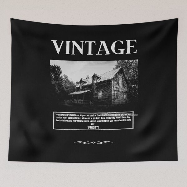 Item preview, Vintage Barn Wisdom – “FUKK IT” Life Quote Design designed and sold by ShadeScapeArt.