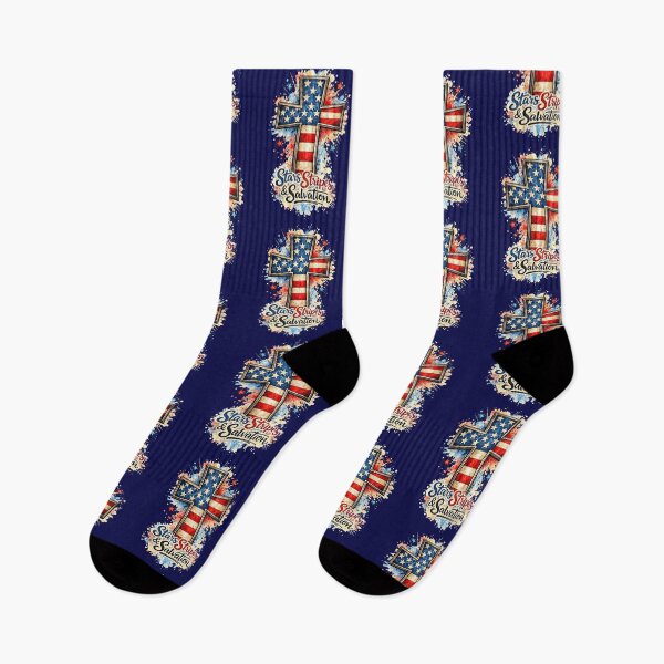 Item preview, American Cross Stars Stripes & Salvation Design designed and sold by Daughter of a King Designs.