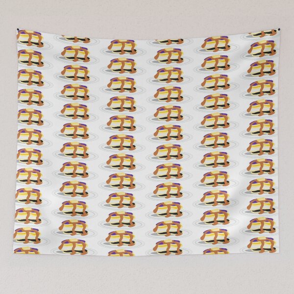 Item preview, Stack of Pancakes Nonbinary Pride Flag designed and sold by HarveyHandcraftsandDesigns.