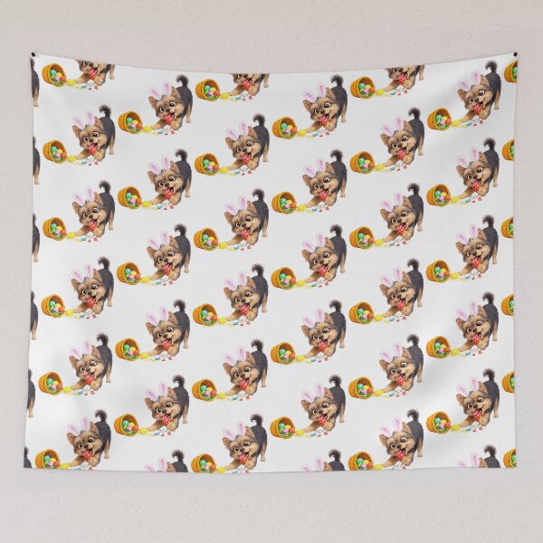 Item preview, Easter Silky Terrier designed and sold by Sillytoe.