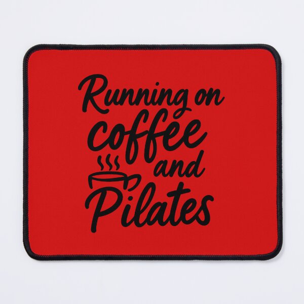 Item preview, Running On Coffee and Pilates Shirt – Funny Pilates Lover Gift, Caffeine Workout Quote designed and sold by DesignHouse07.