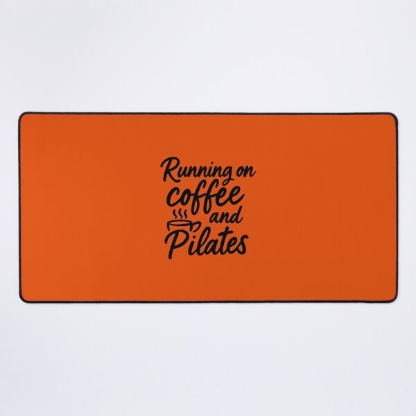 Item preview, Running On Coffee and Pilates Shirt – Funny Pilates Lover Gift, Caffeine Workout Quote designed and sold by DesignHouse07.