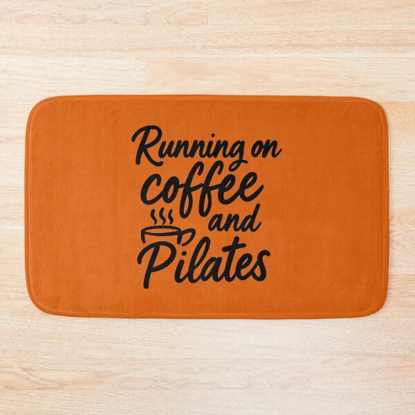 Item preview, Running On Coffee and Pilates Shirt – Funny Pilates Lover Gift, Caffeine Workout Quote designed and sold by DesignHouse07.