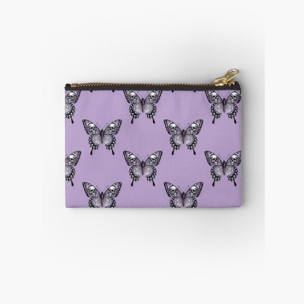 Item preview, Butterfly with Silver Skulls designed and sold by LauraMK.