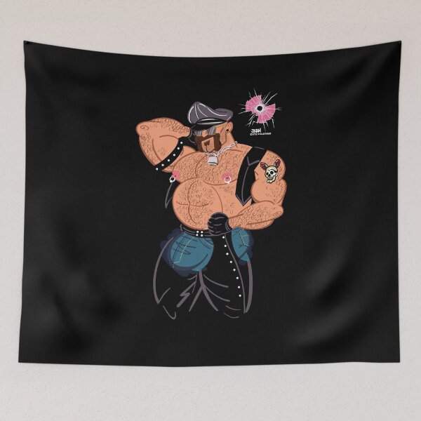 Item preview, Bullethole Retro: DILF in Black Leather designed and sold by Bullethole.