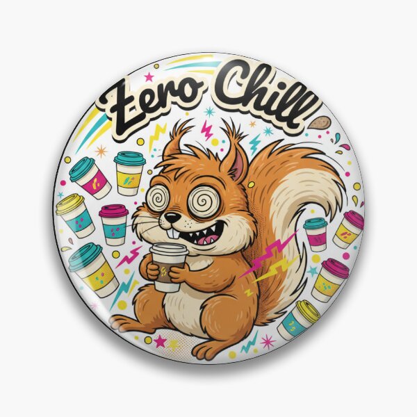 Item preview, Zero Chill Squirrel Sticker designed and sold by ChloeDesigns401.