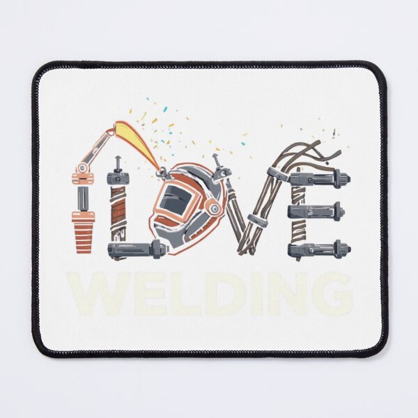 Item preview, Love Welding Welder Helmet Sparks Robot Arm Design designed and sold by SOOLEZDRAWS.