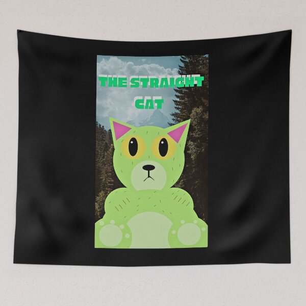 Item preview, THE STRAIGHT CAT designed and sold by GrindWardrobe.