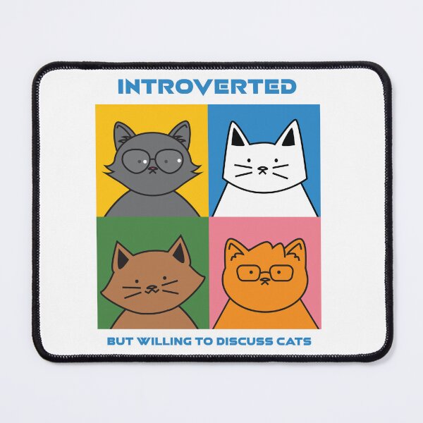 Item preview, INTROVERTED CAT LOVER designed and sold by Gerontar.