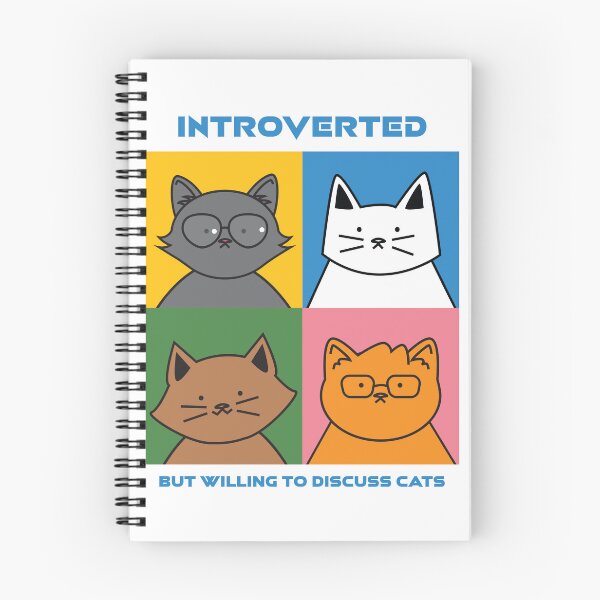 Item preview, INTROVERTED CAT LOVER designed and sold by Gerontar.