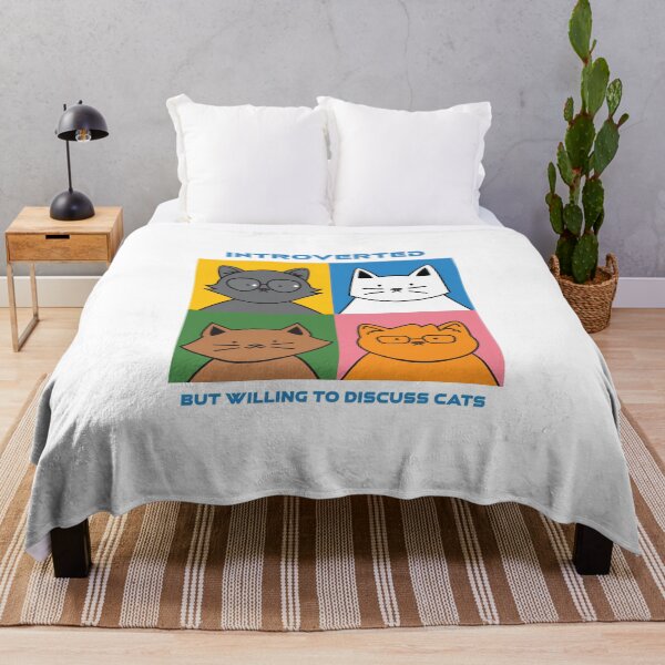 Item preview, INTROVERTED CAT LOVER designed and sold by Gerontar.