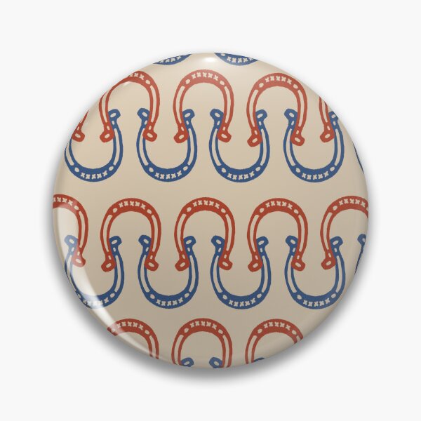 Item preview, Natural Horseshoe Cowboy Wild West Pattern  designed and sold by Patternandflow.