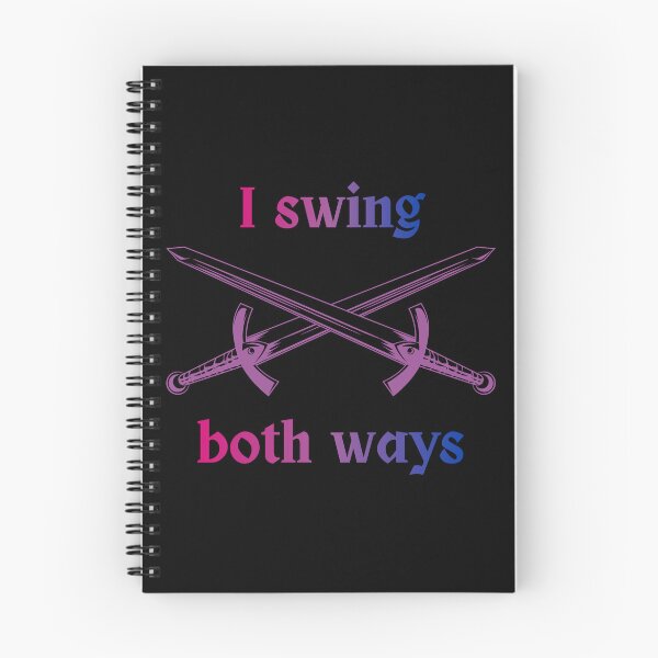Item preview, "I Swing Both Ways" Bi Pride Swords designed and sold by gswhite.