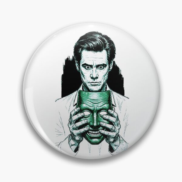 Item preview, Masque Vert – Illustration Dramatique en Noir et Blanc designed and sold by Wawan35200.