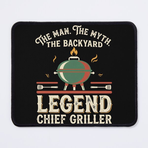 Item preview, The Man The Myth The Backyard Legend Chief Griller designed and sold by Emmatshirt1.
