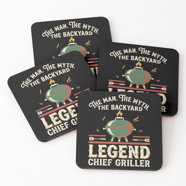 Item preview, The Man The Myth The Backyard Legend Chief Griller designed and sold by Emmatshirt1.