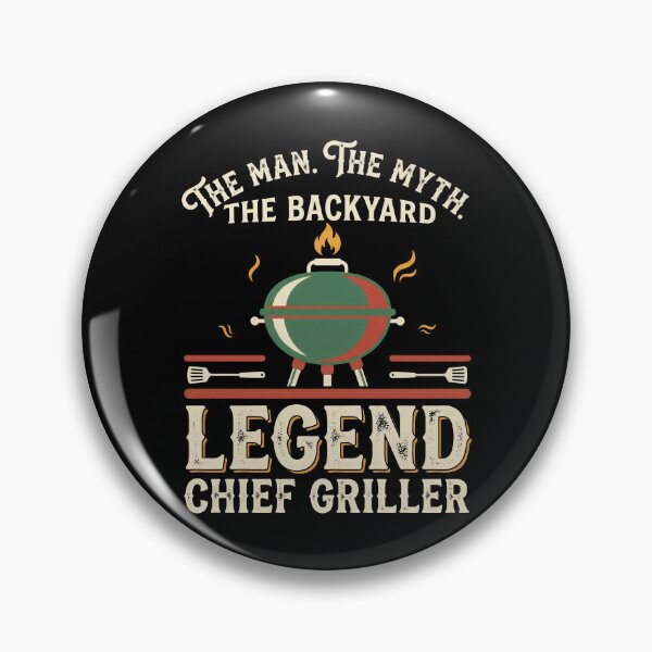 Item preview, The Man The Myth The Backyard Legend Chief Griller designed and sold by Emmatshirt1.