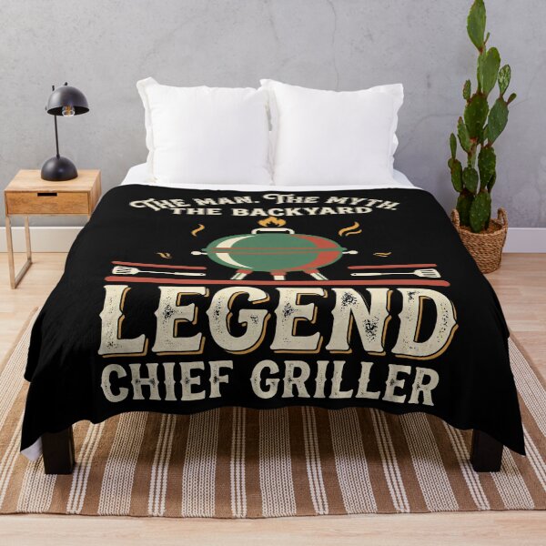 Item preview, The Man The Myth The Backyard Legend Chief Griller designed and sold by Emmatshirt1.