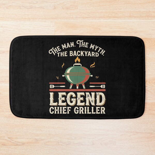 Item preview, The Man The Myth The Backyard Legend Chief Griller designed and sold by Emmatshirt1.