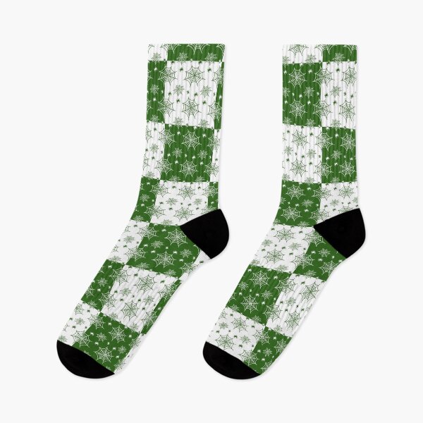 Item preview, White and green interchange web pattern designed and sold by serenebookworm.