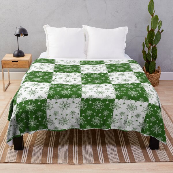 Item preview, White and green interchange web pattern designed and sold by serenebookworm.