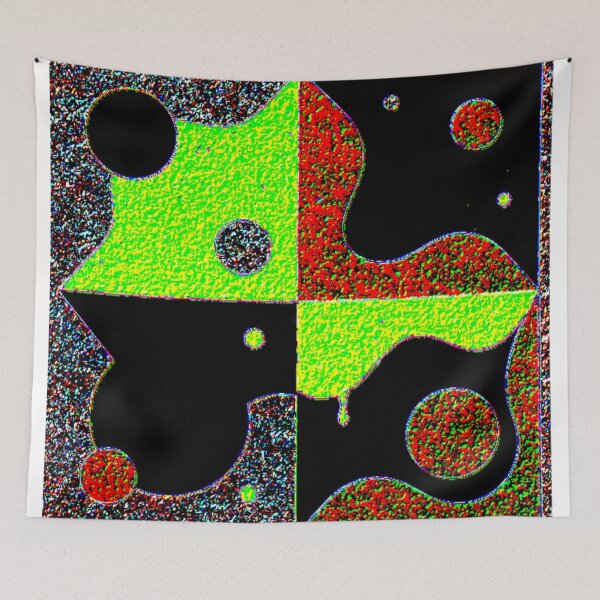 Item preview, dynamic quadrant dark electrize 19 colorful geometric abstract design designed and sold by SmashingDeals.