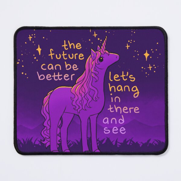 Item preview, "The Future Can Be Better" Starry Night Unicorn designed and sold by thelatestkate.