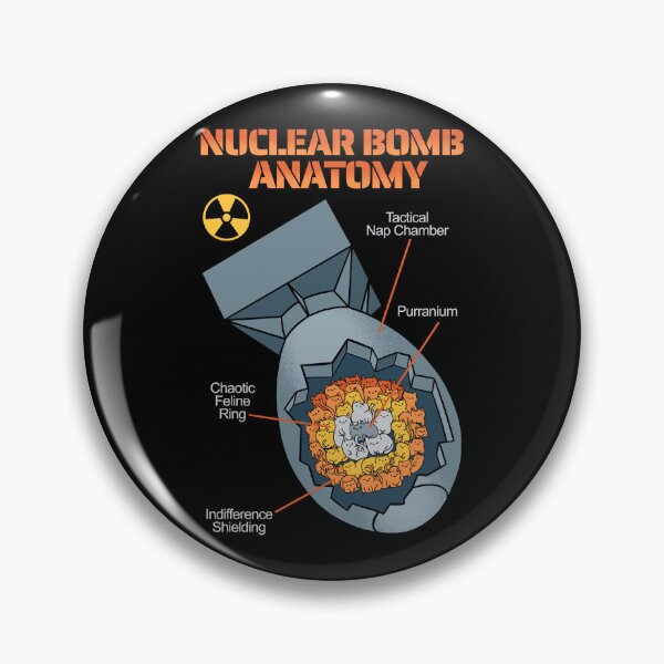 Item preview, Nuclear Bomb Anatomy Cat Parody designed and sold by sachpica.