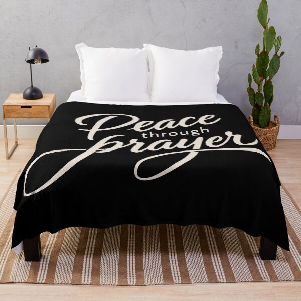 Item preview, Peace Through Prayers – Christian Faith Inspirational Quote designed and sold by Verse & Vibes.