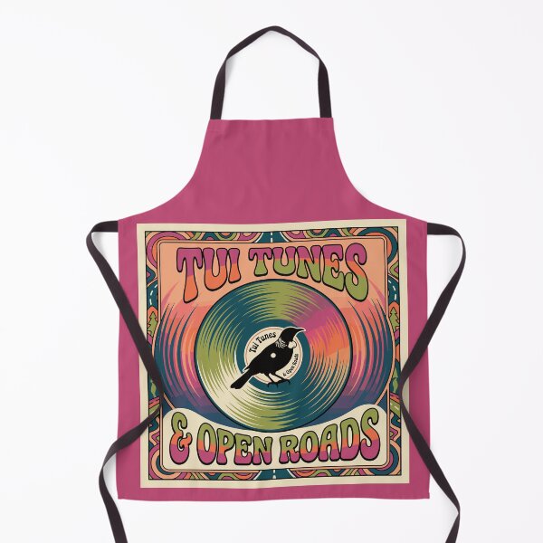 Item preview, Tui Tunes & Open Roads – Retro 70s NZ Bird Psychedelic Road Trip Design designed and sold by MvuuStudio.