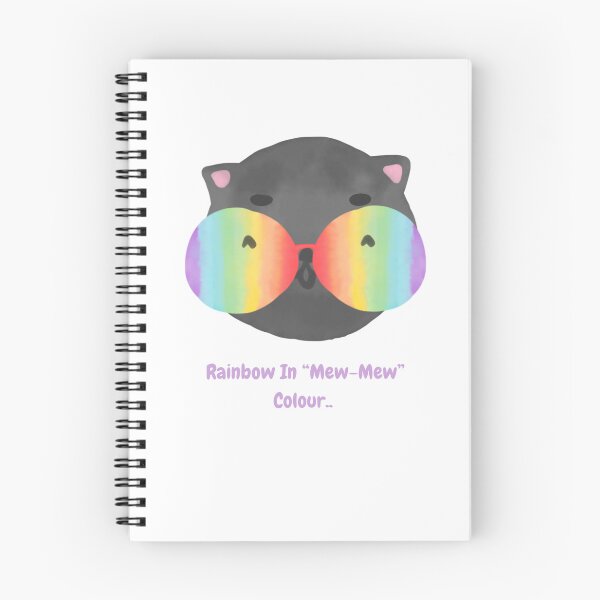 Item preview, Rainbow Cat T-shirt – Cute Kawaii Kitty with Sunglasses | “Rainbow in Mew-Mew Colours MARKO™ designed and sold by Mr.Warhol.
