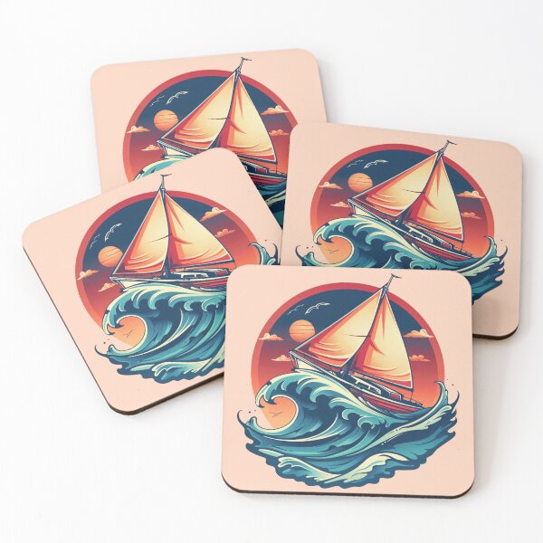 Item preview, Sunset Big Wave designed and sold by bubblyrainbow.