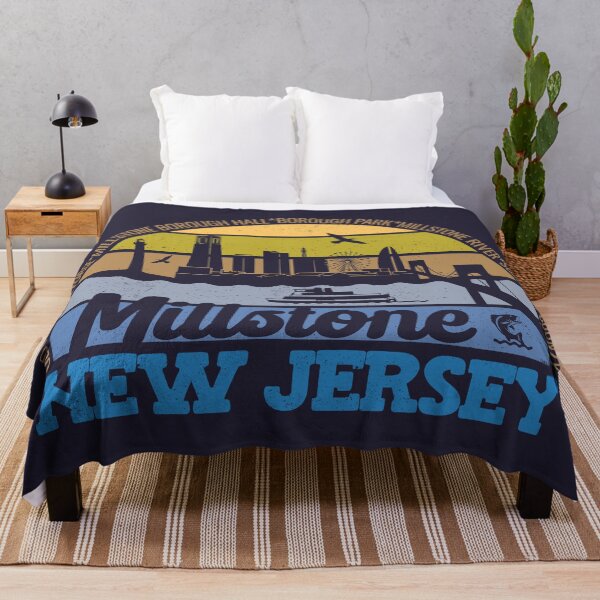 Item preview, Millstone New Jersey Sunset Retro Vintage Local Pride Logo designed and sold by CRHPOD20.