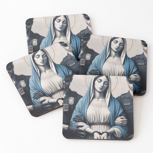 Item preview, “The Light They Can’t Arrest: Mary Stands Unbroken” designed and sold by Print Fiction.