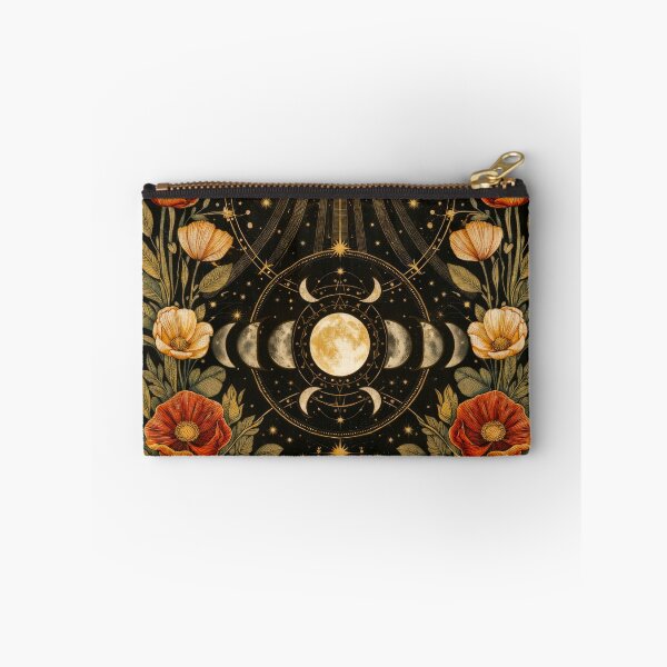 Item preview, Burnt Coral Olive Green Moonlit Garden designed and sold by scicilysimonee.