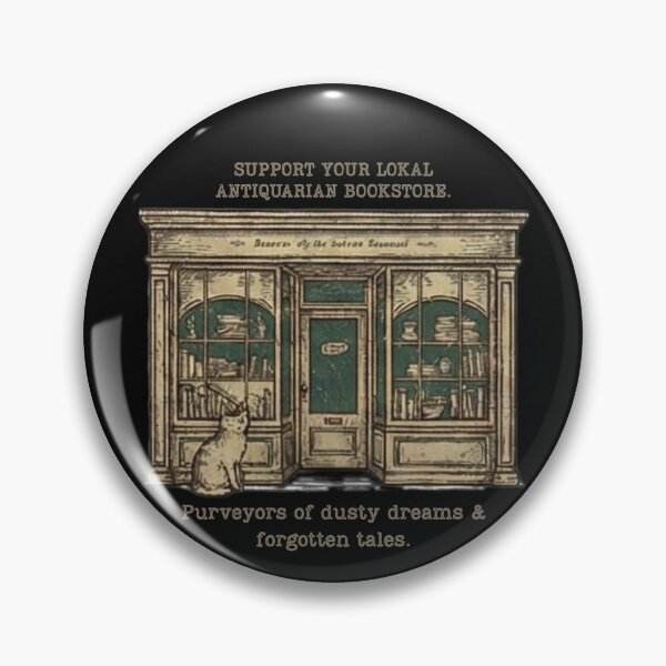 Item preview, Support Your Local Antiquarian Bookstore - Vintage Cat & Books designed and sold by SlavicKemp.