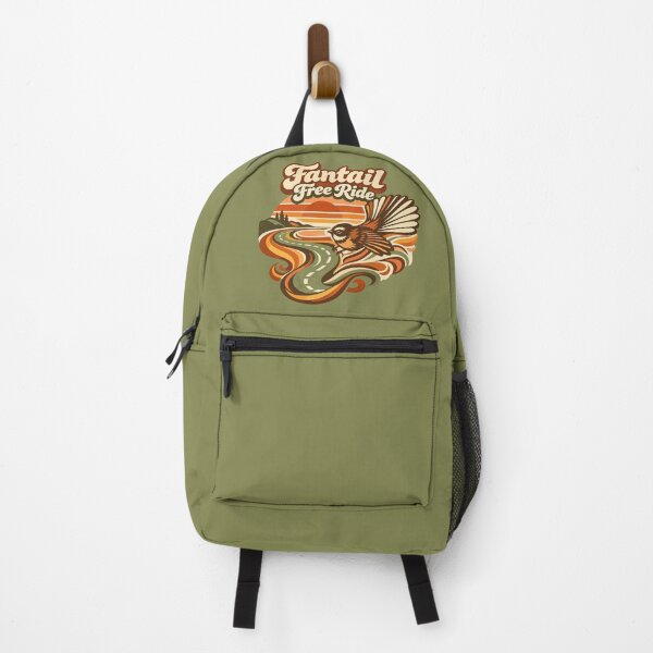 Item preview, Fantail Free Ride – Retro 70s Pīwakawaka Road Trip Sunset Design designed and sold by MvuuStudio.