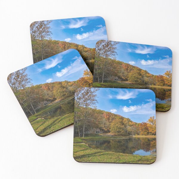 Item preview, Autumn Reflection at Markham Springs, Missouri designed and sold by Blossom-Breeze.