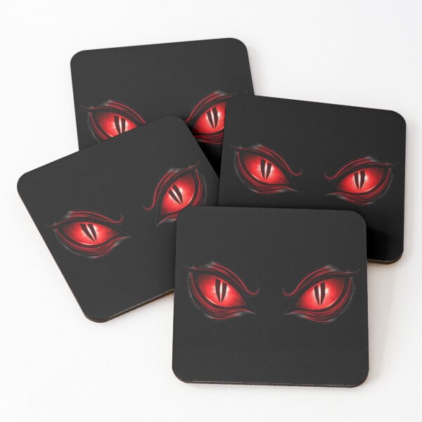Item preview, Sinister Red Glowing Eyes – Dark Demon Streetwear Design designed and sold by AD-NOVA!!!.