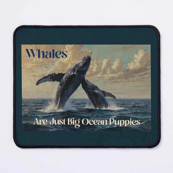 Item preview, Whales Are Just Big Ocean Puppies Funny Maui designed and sold by Sachie's Studio.