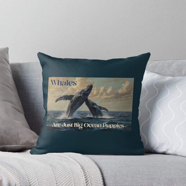 Item preview, Whales Are Just Big Ocean Puppies Funny Maui designed and sold by Sachie's Studio.