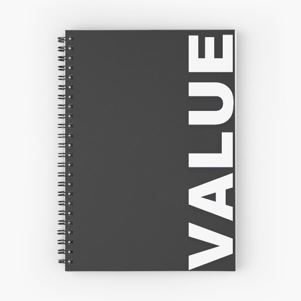 Item preview, VALUE — White Minimal Bold Type Statement designed and sold by WORDPAUSE.